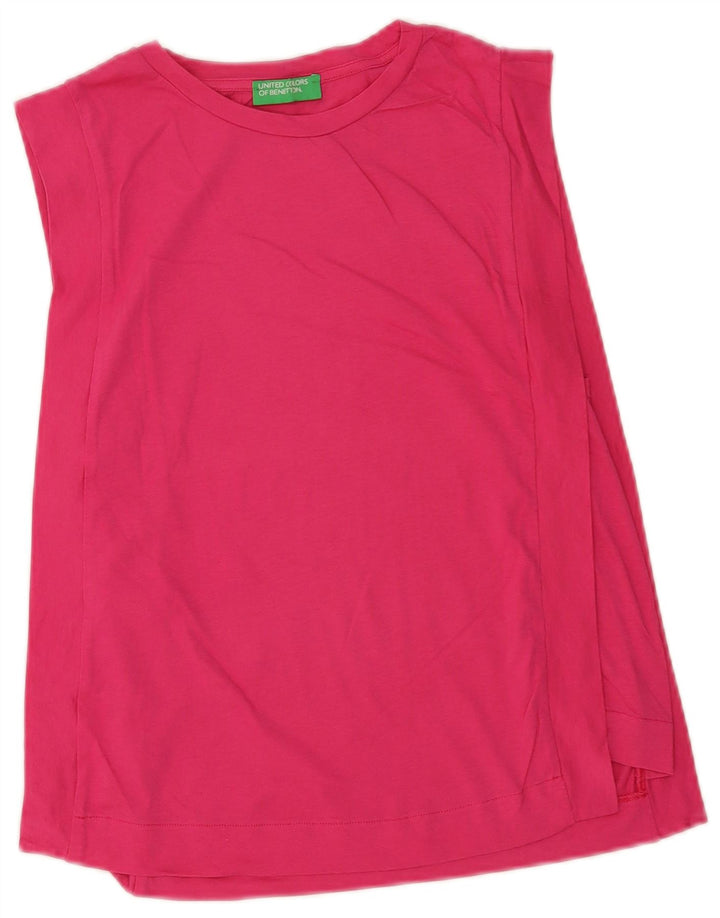 Benetton Damevest Top UK 12 Medium Pink