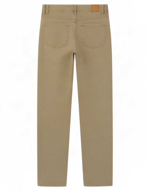 Zara Womens Tapered Jeans EU 34 2XS W24 L30 Khaki Cotton