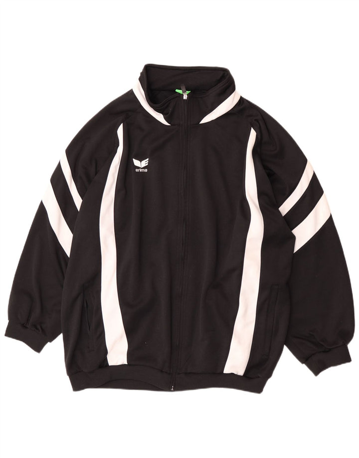 Erima Herre Oversized træningsdragt Top Jacket UK 52 Stor Sort Colourblock