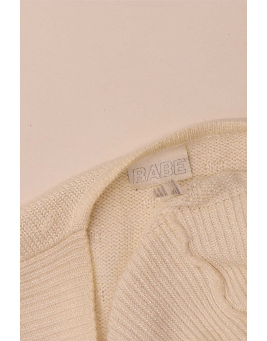 Rabe Dame Cardigan Sweater EU 46 XL Off White Akryl