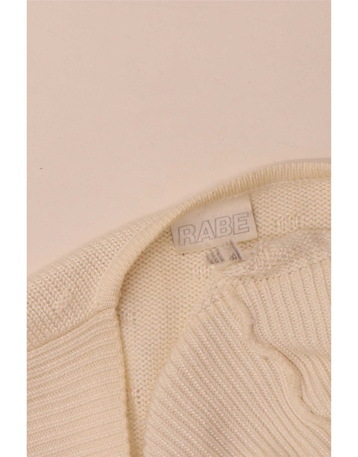 Rabe Dame Cardigan Sweater EU 46 XL Off White Akryl