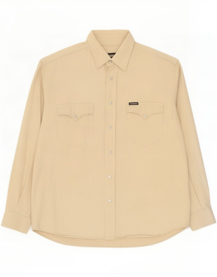Carrera Herreskjorte Stor Beige Bomuld