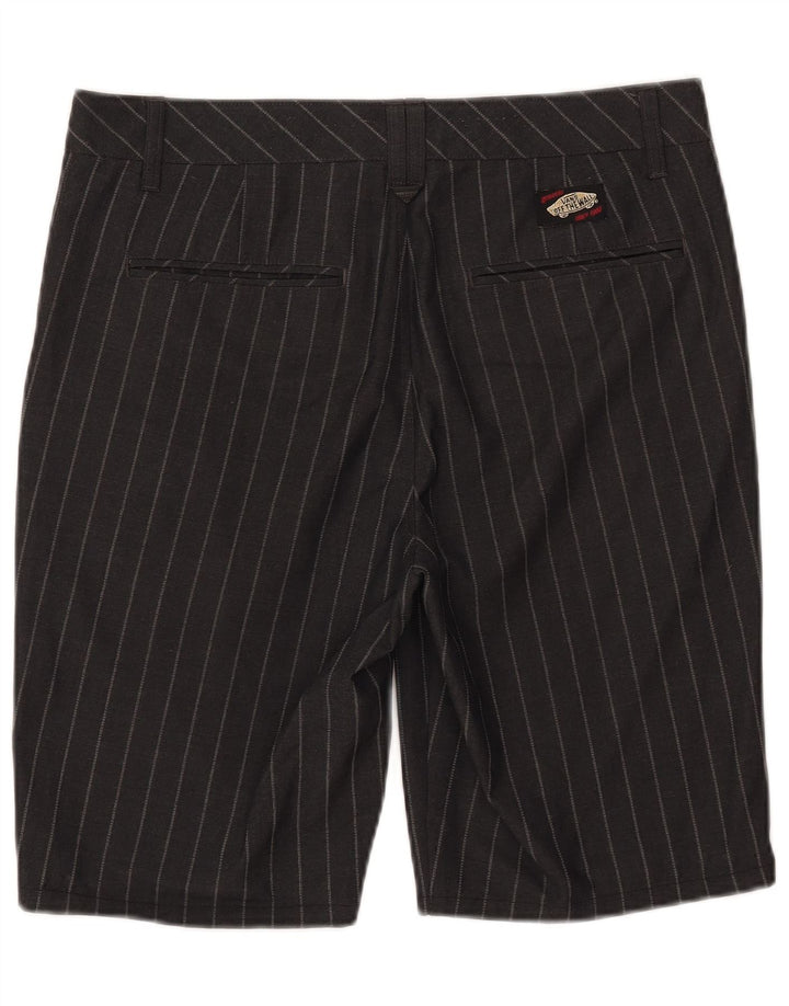 Vans Herre Chino Shorts W32 Medium Black Pinstripe Polyester