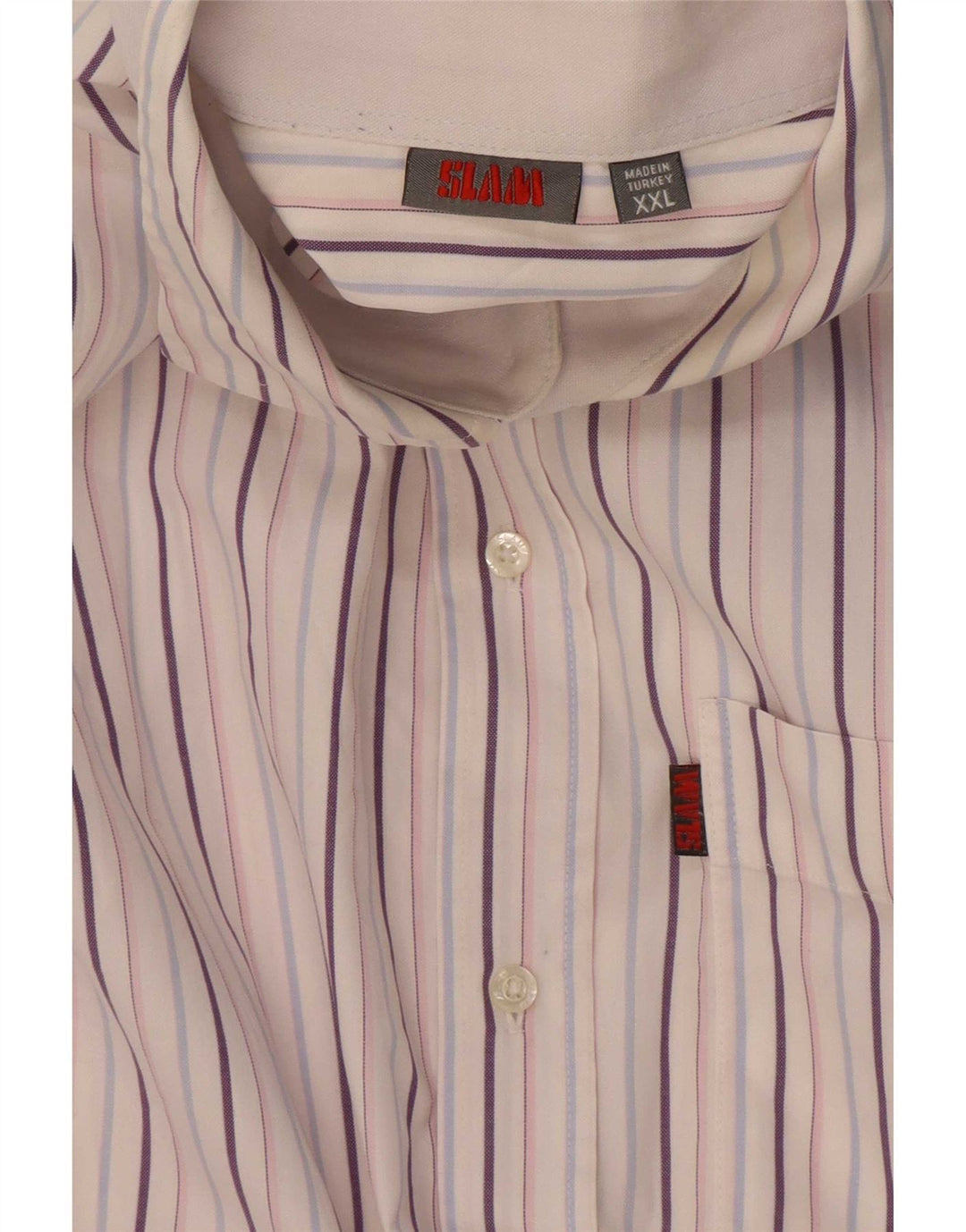 Slam Herreskjorte 2XL Flerfarvet Stribet