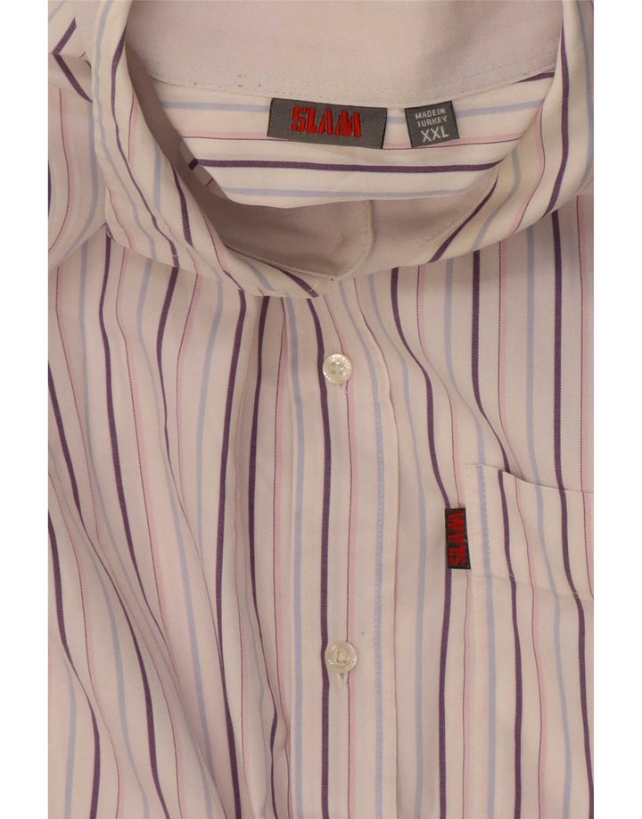 Slam Herreskjorte 2XL Flerfarvet Stribet