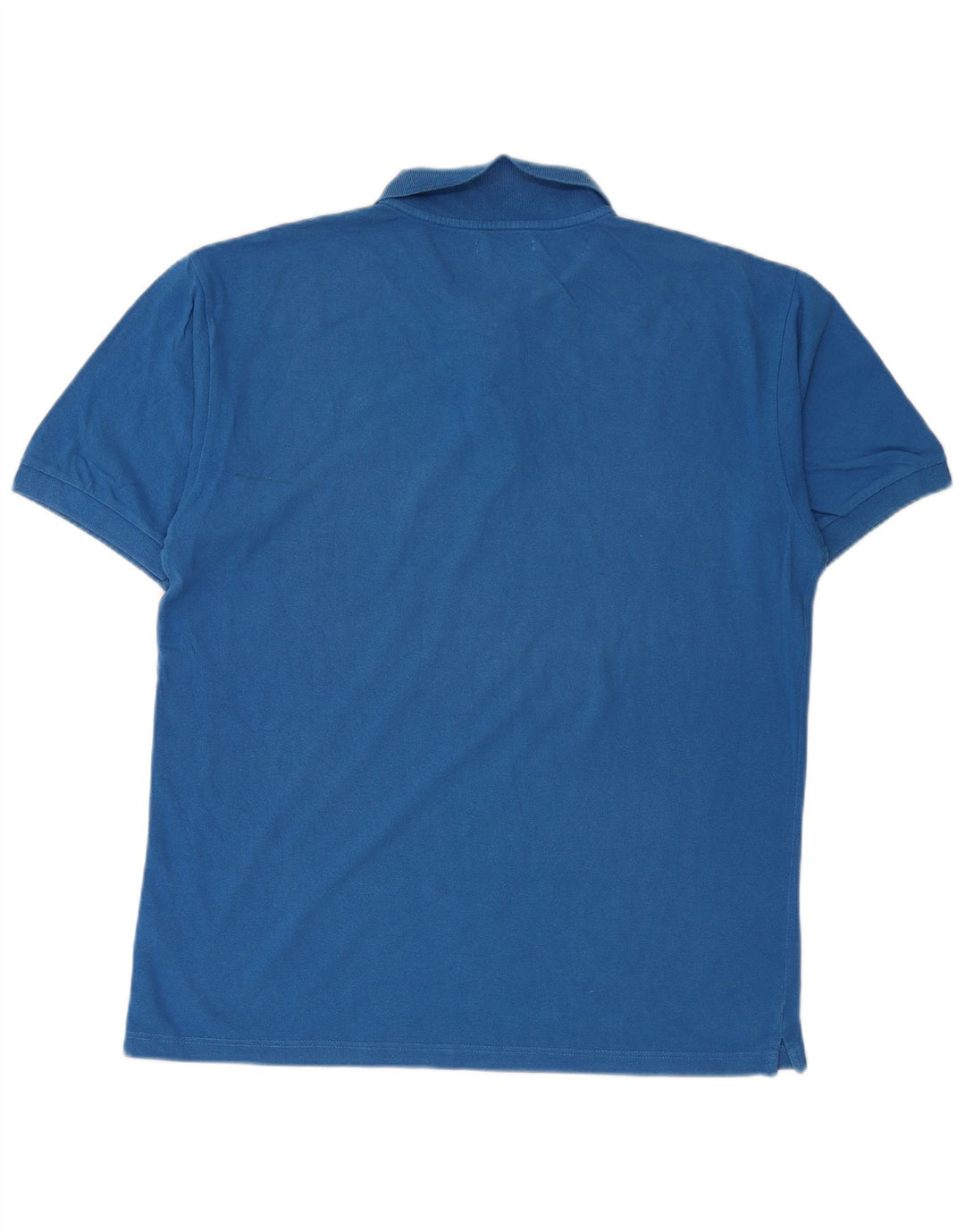 ASICS Mens Polo Shirt XL Blue Cotton