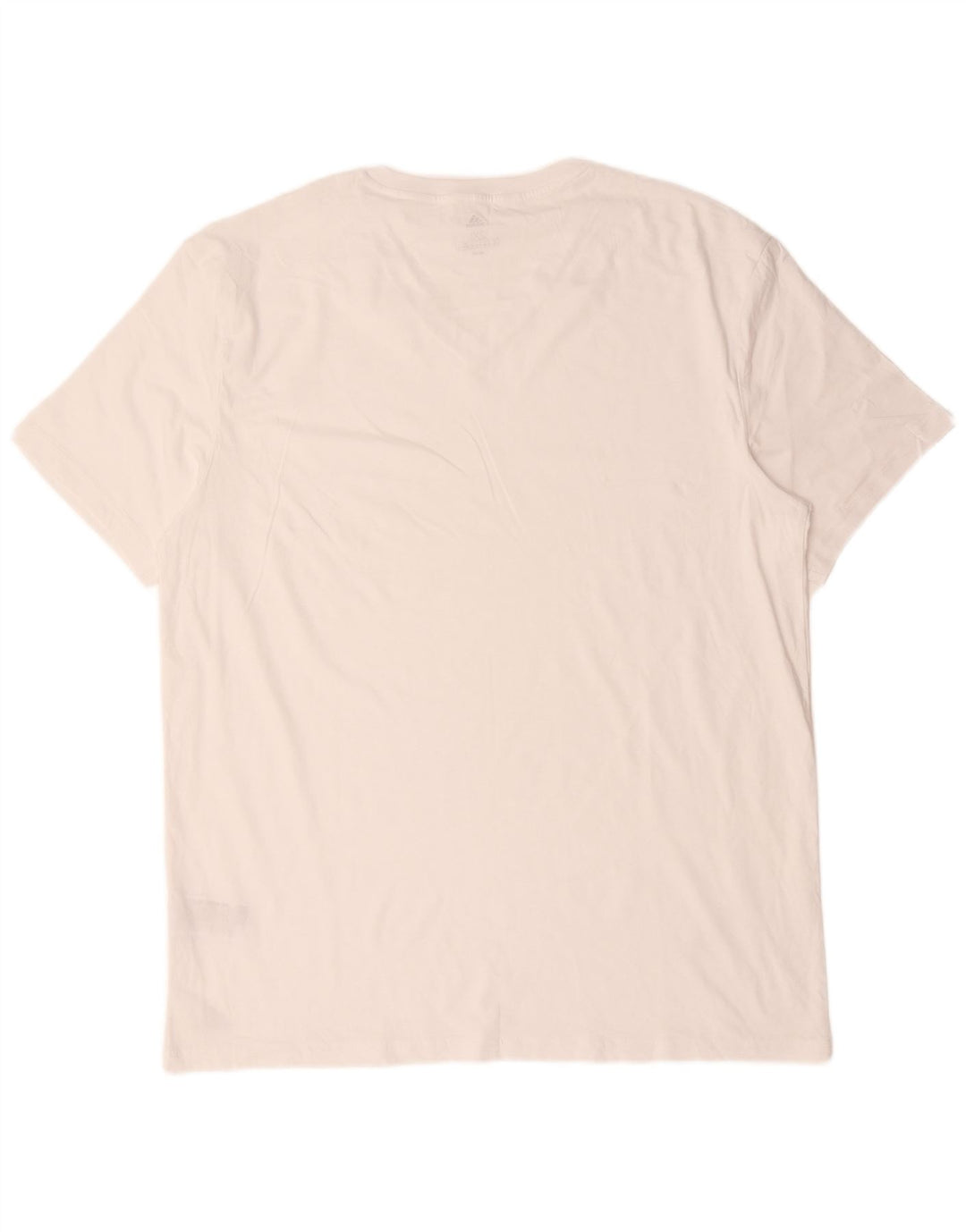 Adidas Herre T-Shirt Top 2XL Hvid Bomuld