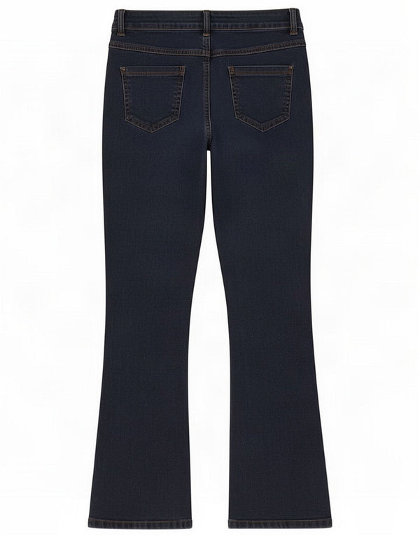 Max & Co. Dame Bootcut Jeans UK 12 Medium W34 L30 Navy Blue Classic
