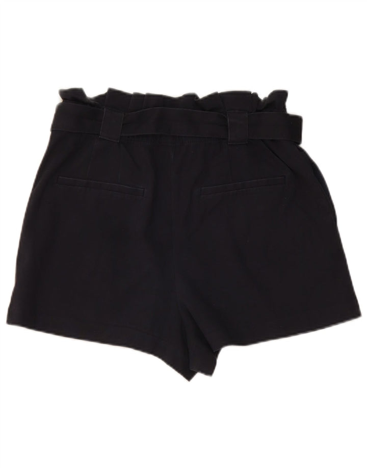 Zara kvinders højtaljede chinoshorts Medium W28 Marineblå