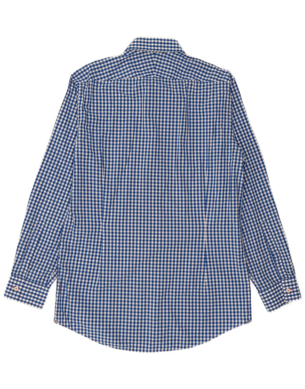 Charles Tyrwhitt Herre Extra Slim Fit skjorte størrelse 41/16 Large Blue Gingham