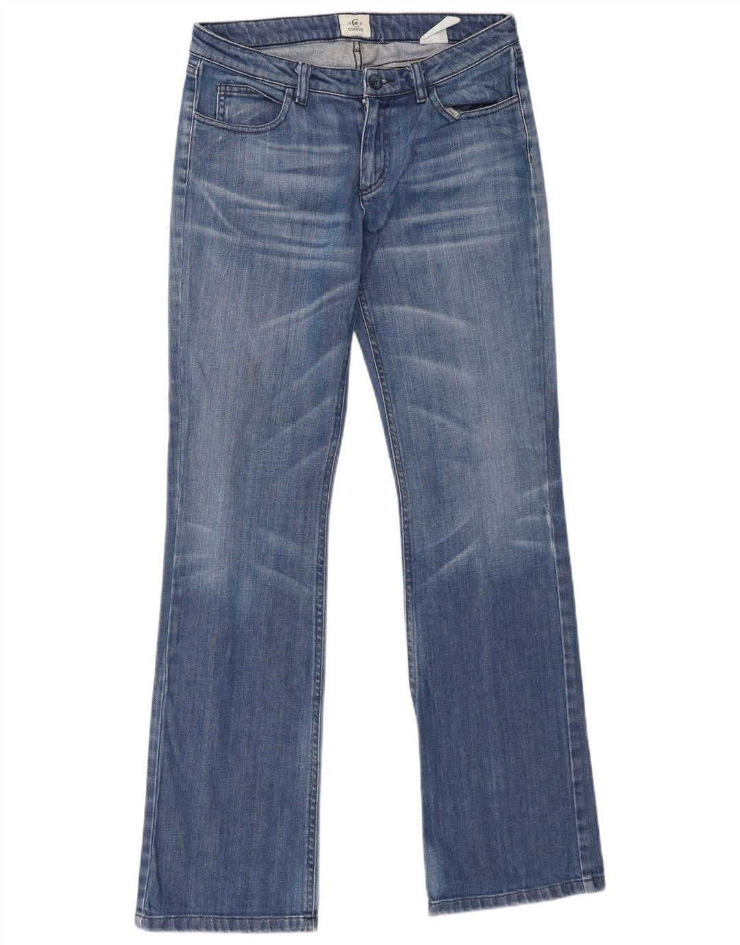 Cerruti 1881 Dame Bootcut Jeans W28 L32 Blå