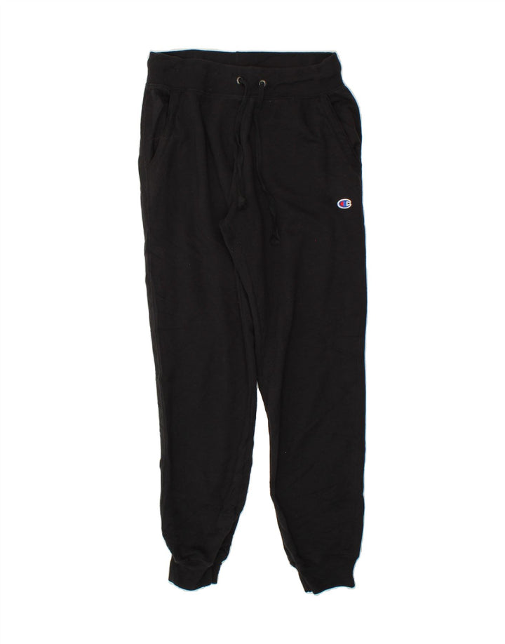 CHAMPION Womens Tracksuit Trousers Joggers UK 12 Medium  Black Vintage Champion and Second-Hand Champion from Messina Hembry 