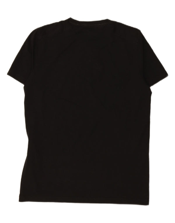 PUMA Herre BMW Motorsport Grafisk T-Shirt Top Stor Sort Stribet Bomuld