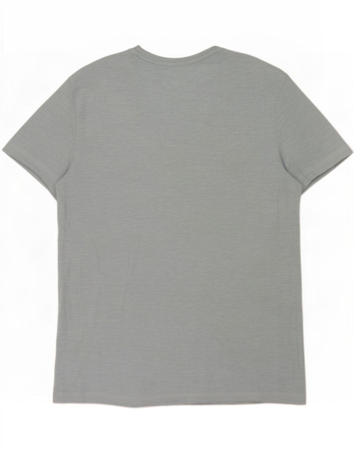 Guess Herre T-Shirt Top XS Blå Flecked
