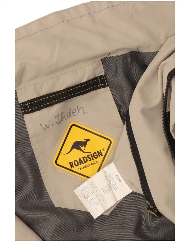 Roadsign Australia Herre Utility Jacket UK 44 2XL Beige Polyester