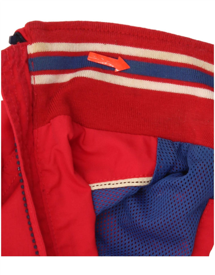 Tommy Hilfiger Herre Bomber Jacket UK 36 Lille Rød Nylon