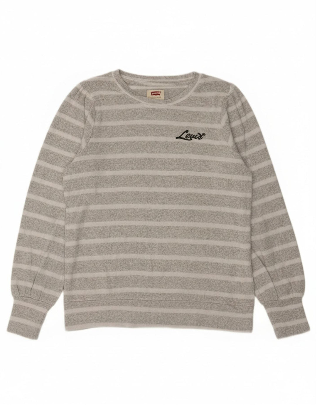 Levi's Girls Sweatshirt Jumper 13-14 år Gråstribet viskose
