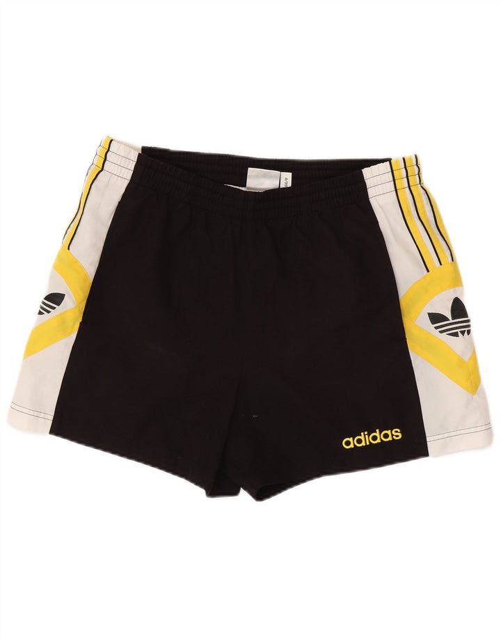 Adidas Herre grafiske sportsshorts Medium Sort Colourblock Polyester