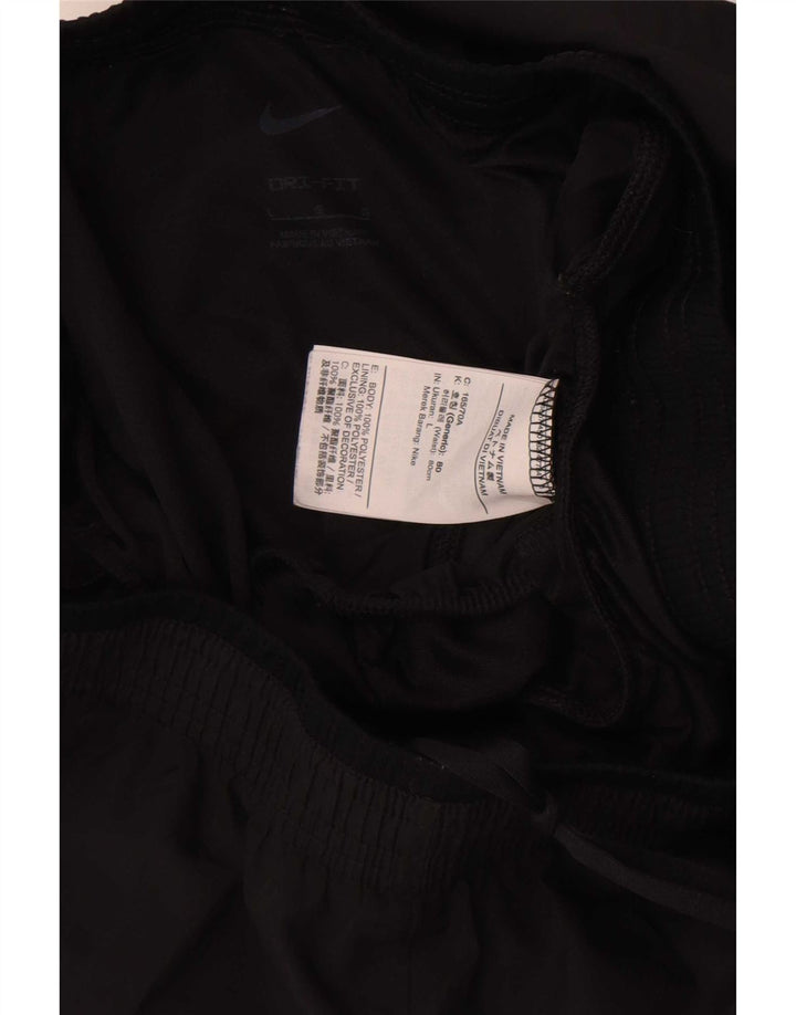 Nike Dame Dri Fit Sport Shorts UK 16 Large Black Polyester