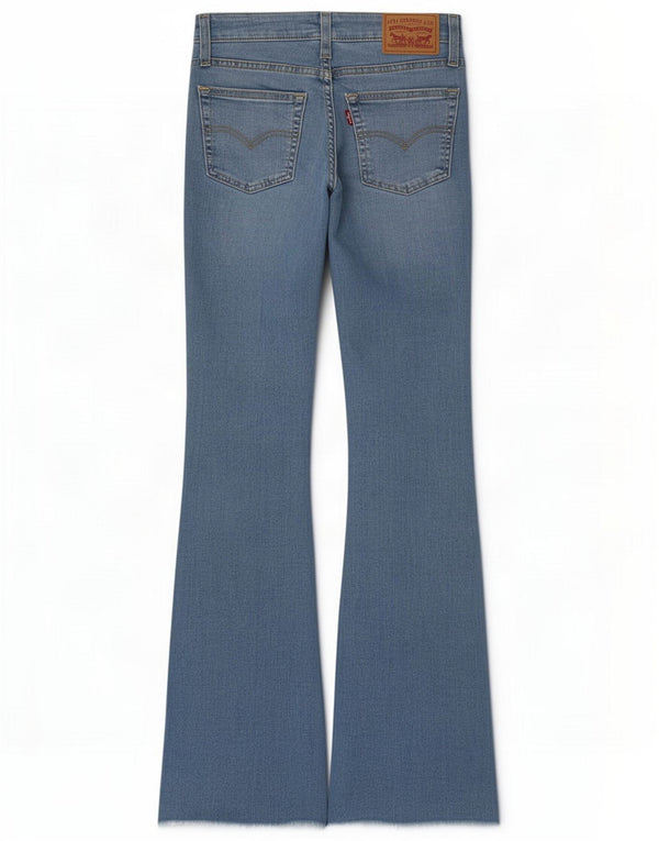 Levi's Womens 726 Flared Jeans W25 L32 Blue Cotton