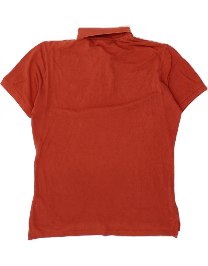 CONTE OF FLORENCE Mens Polo Shirt Medium Red Cotton Vintage Conte of Florence and Second-Hand Conte of Florence from Messina Hembry 