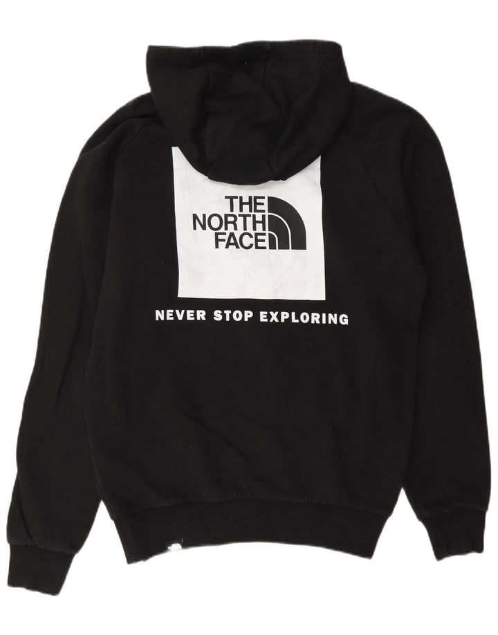 The North Face Herre Grafisk Hoodie Jumper Medium Sort Bomuld