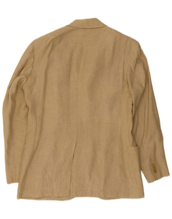 Paul Smith Herre 3 Button Blazer Jacket UK 44 2XL Beige Linen