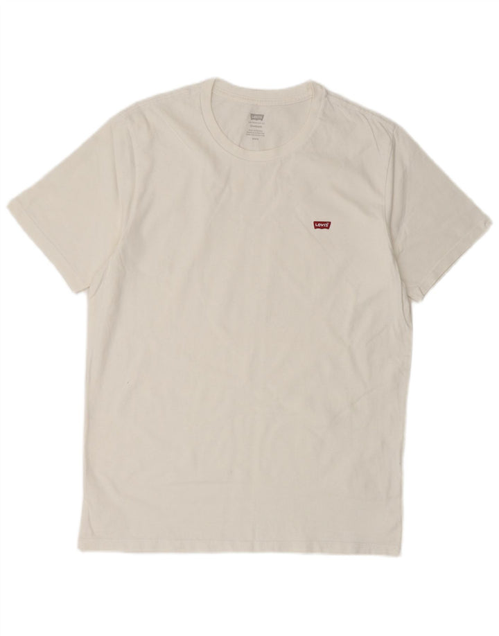 LEVI'S Mens Standard T-Shirt Top Medium White