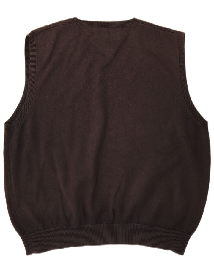 Tommy Hilfiger Herrevest Tank Top Stor Sort Bomuld