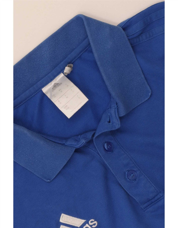 Adidas Herre Climalite Polo Shirt Medium Blue