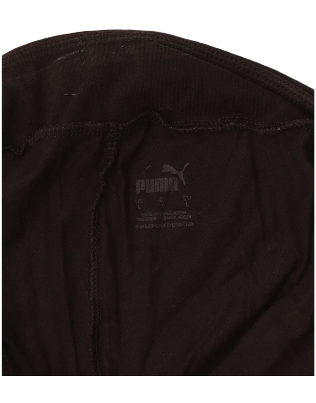 PUMA Grafiske Leggings til kvinder UK 14 Stor sort bomuld