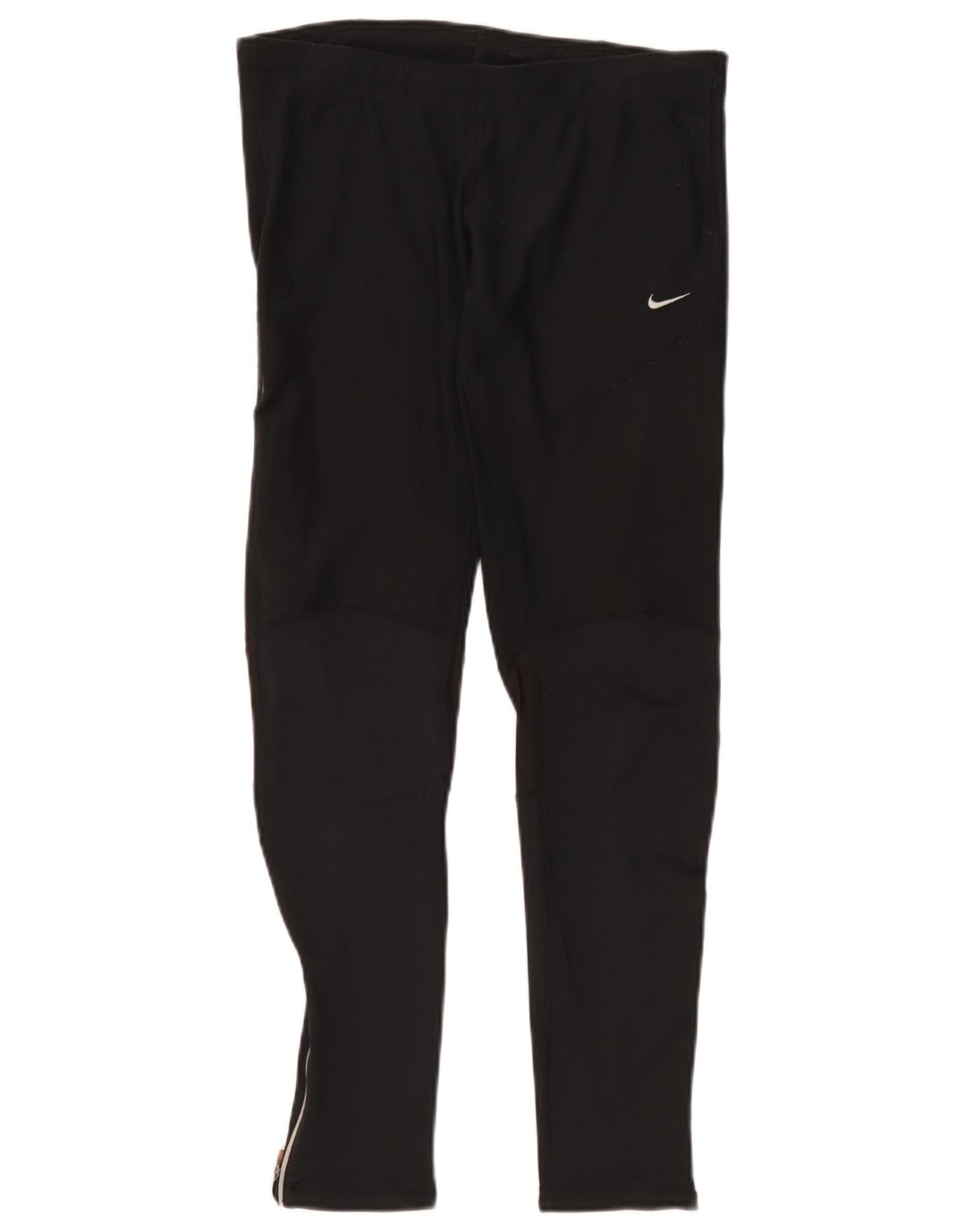 Nike Dame Dri Fit Leggings UK 14 Medium Sort Polyester