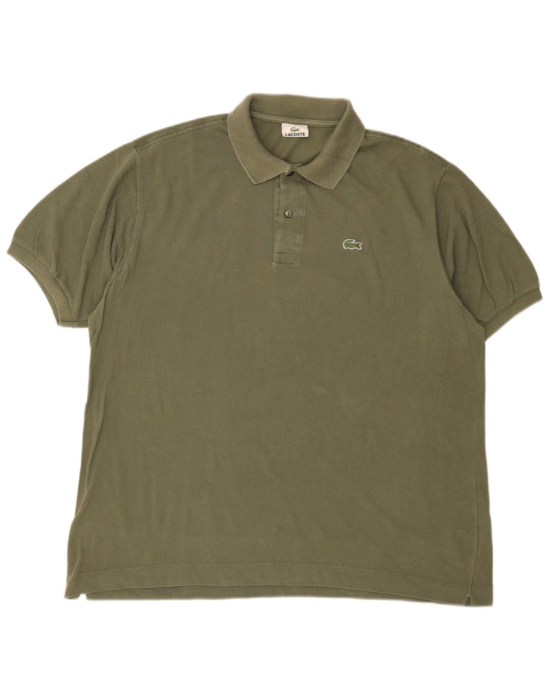Lacoste Herre Polo Shirt Str. 7 2XL Grøn Bomuld