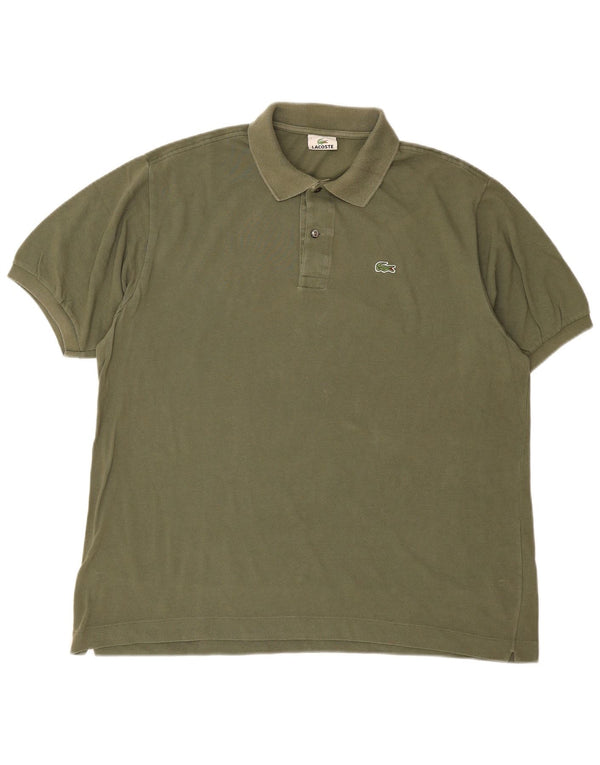 Lacoste Herre Polo Shirt Str. 7 2XL Grøn Bomuld