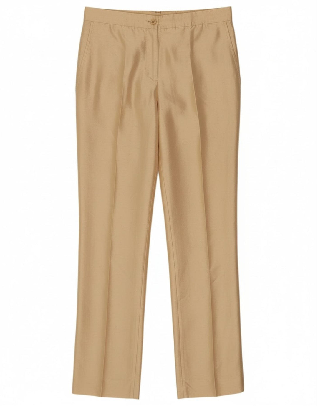 Aspesi Dame Slim Chino Bukser IT 42 Medium W30 L29 Beige Silke