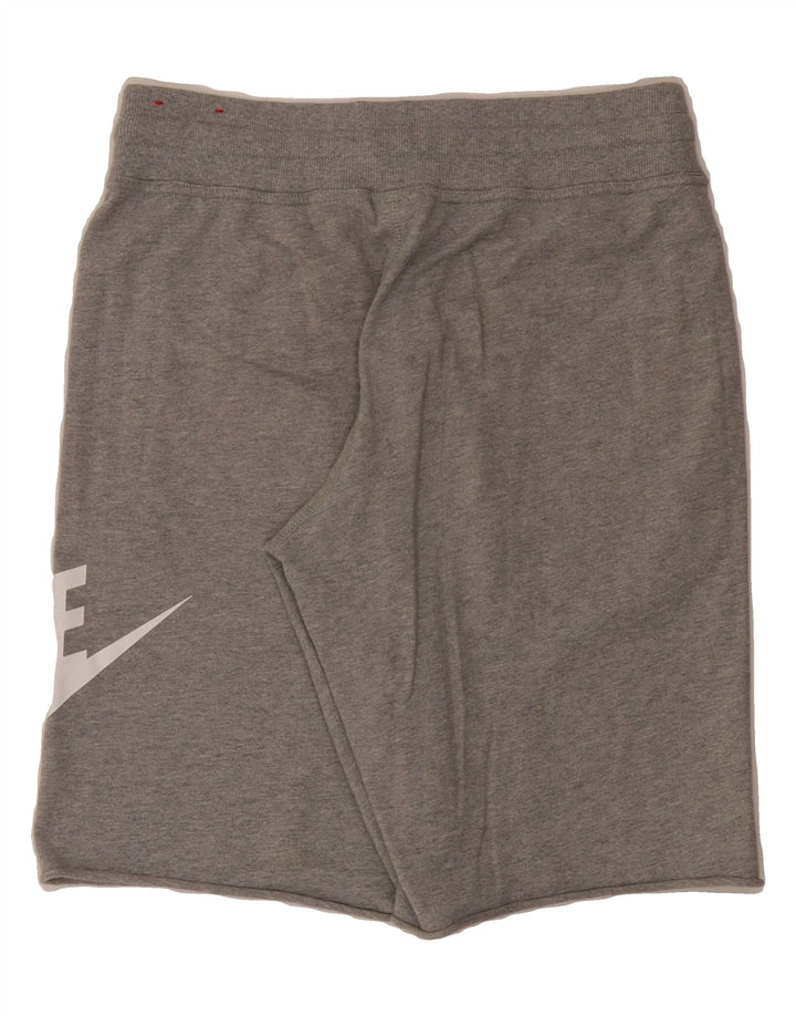 NIKE Mens Graphic Sport Shorts Small  Grey Cotton Vintage Nike and Second-Hand Nike from Messina Hembry 