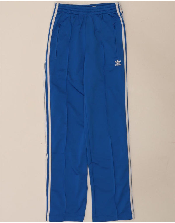Adidas Træningsdragtsbukser til kvinder UK 8 Small Blue Polyester