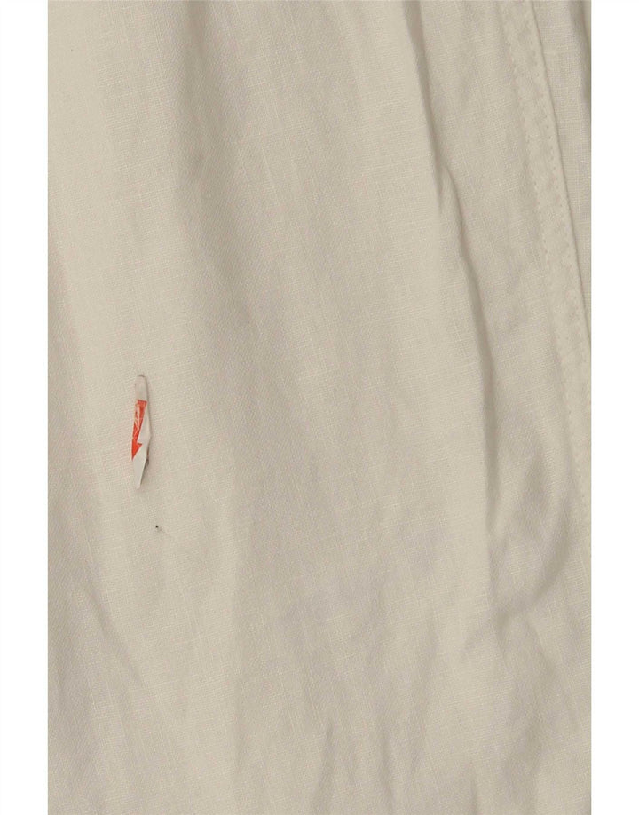 Marks & Spencer Womens Autograph Bermuda Shorts UK 18 XL W36 White