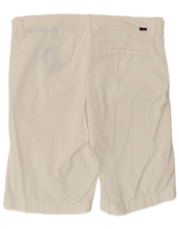 Kappa Womens Chino Shorts EU 40 Medium W32  White Cotton
