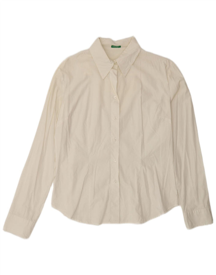 Benetton Dameskjorte UK 16 Large White