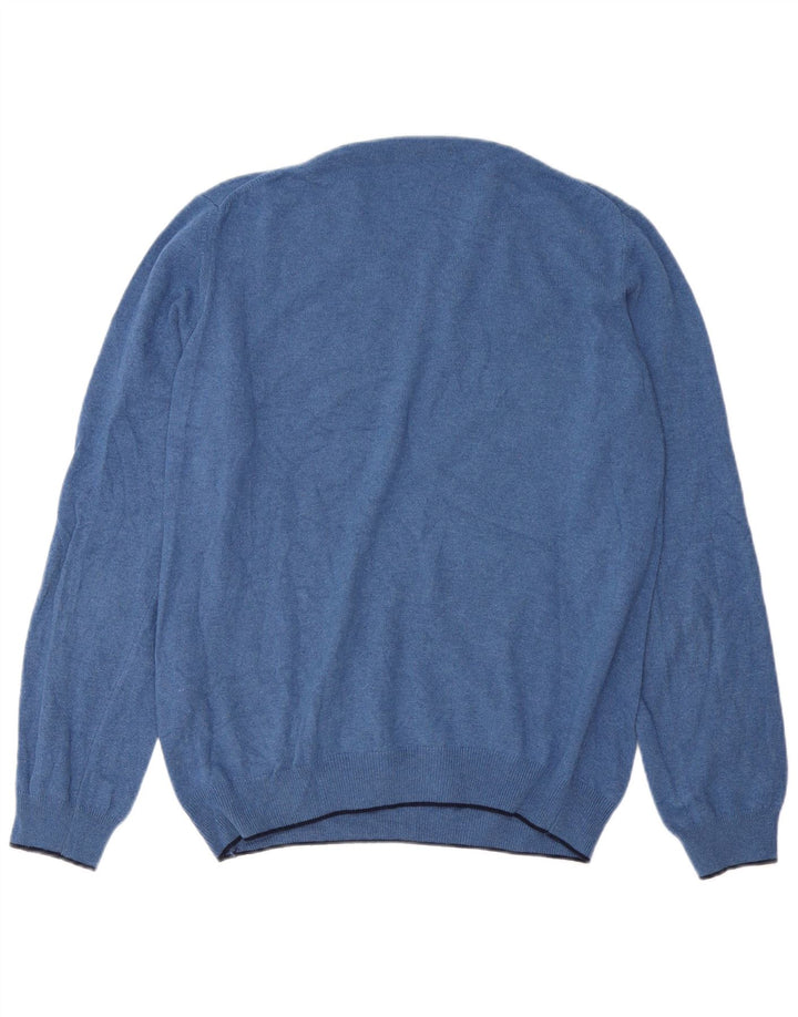 North Sails Herre V-hals sweater Stor Blå Polyamid