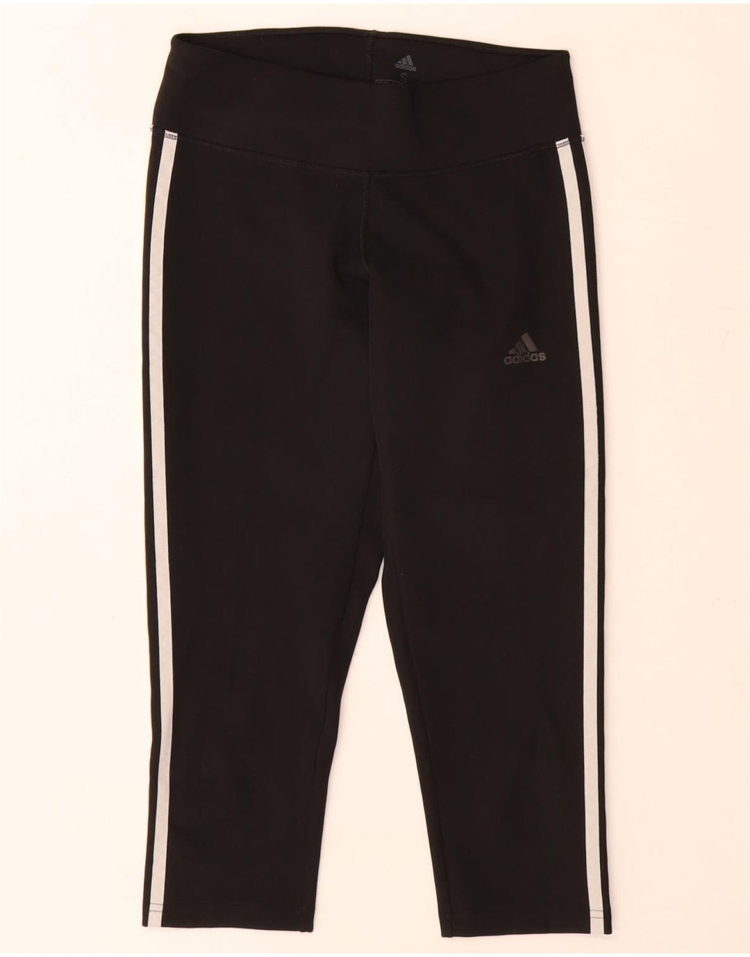 Adidas Dame Climalite Capri Leggings UK 8/10 Small Black