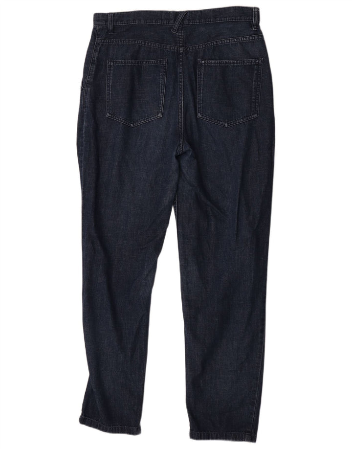 Toast Dame Pegged Tapered Jeans UK 12 Medium W30 L29 Marineblå Bomuld