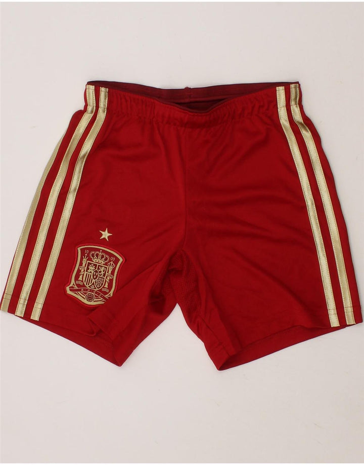 ADIDAS Boys Climacool Sport Shorts 5-6 Years  Red Polyester Vintage Adidas and Second-Hand Adidas from Messina Hembry 