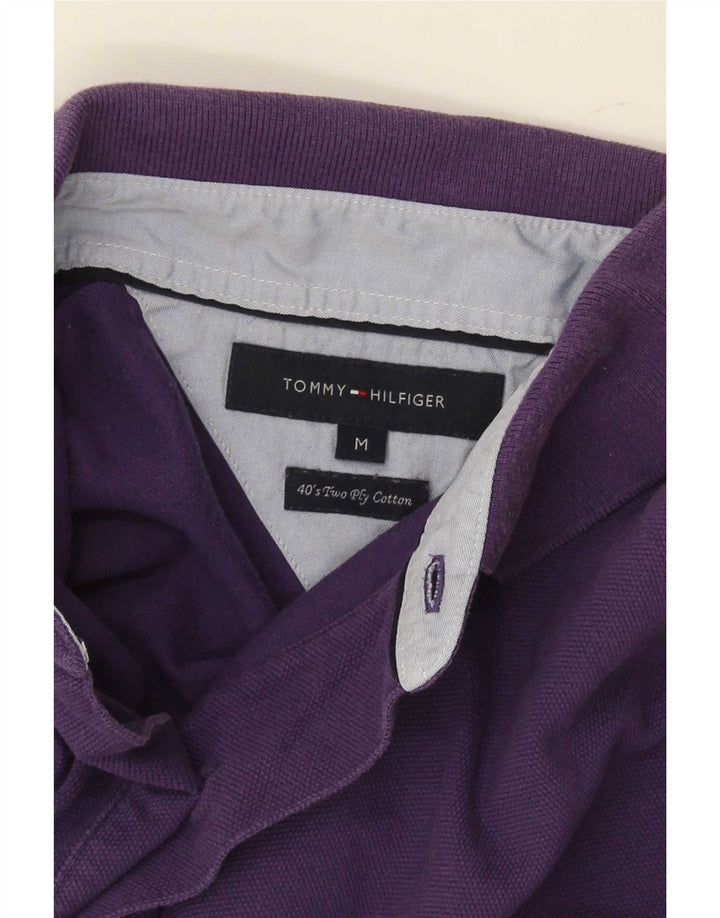 Tommy Hilfiger Herre poloshirt Medium Lilla Bomuld