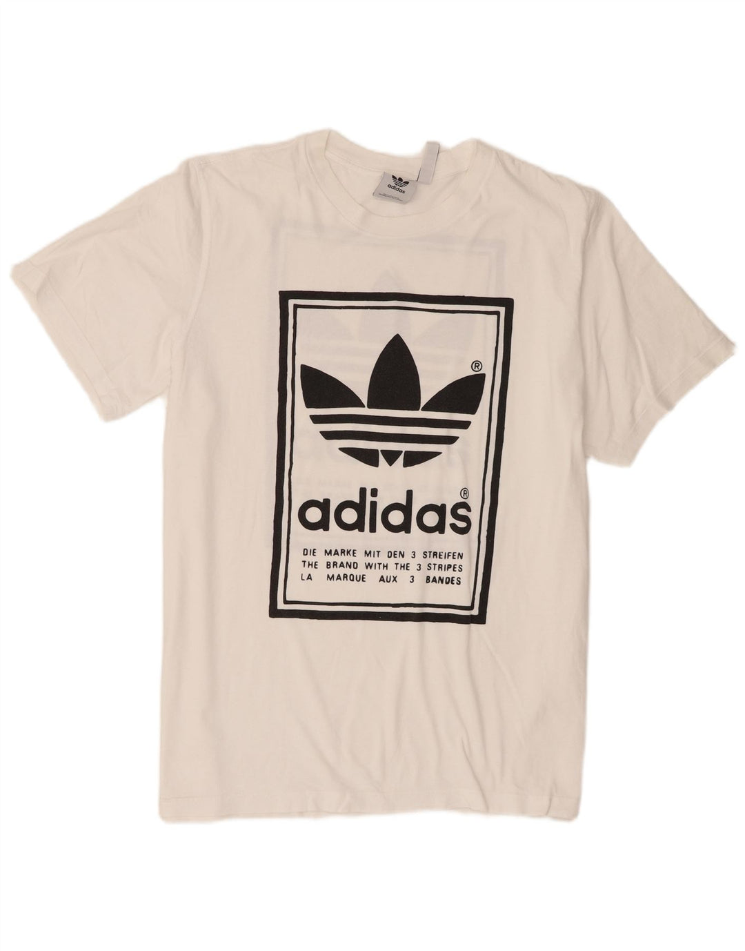Adidas Grafisk T-shirt top til mænd XL Hvid