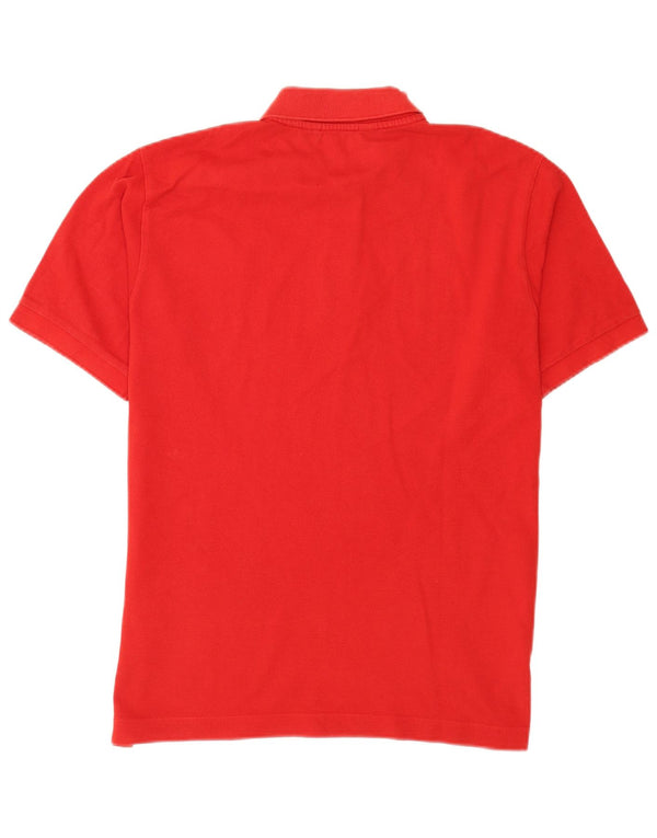 Kappa Mens Polo Shirt Medium Red Cotton