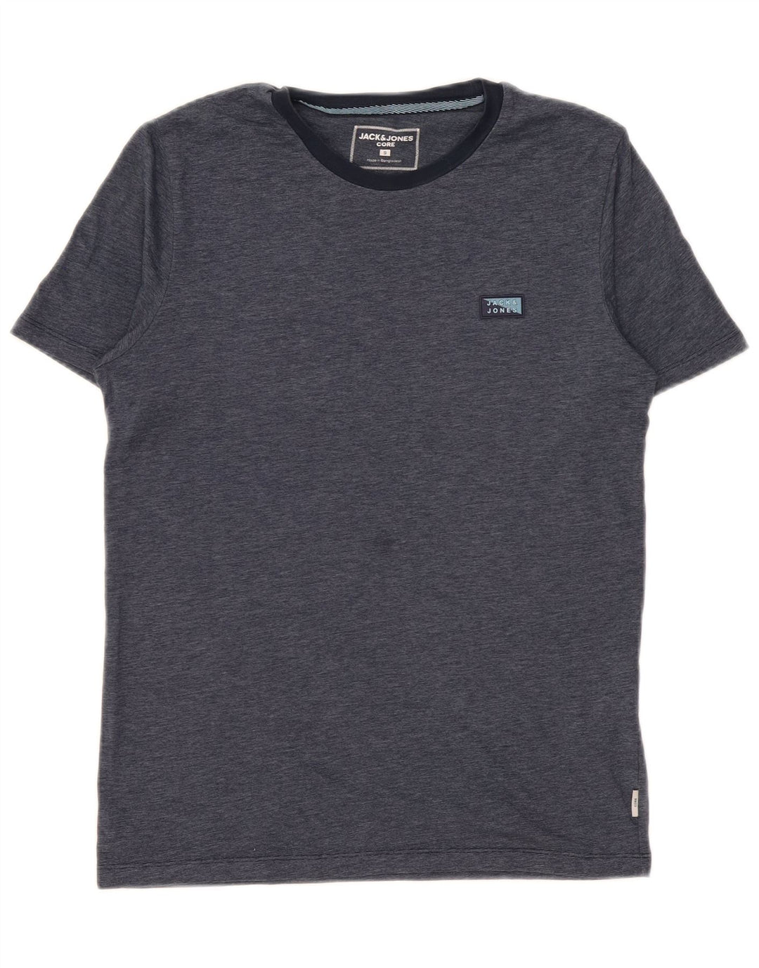 Jack & Jones herre T-shirt top lille marineblå bomuld