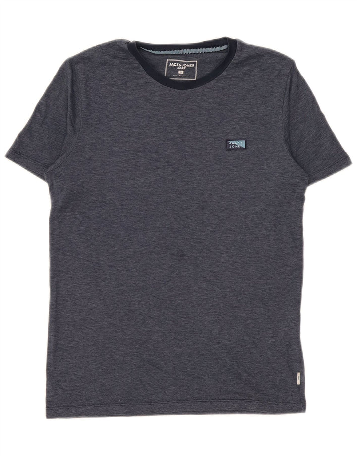 Jack & Jones herre T-shirt top lille marineblå bomuld