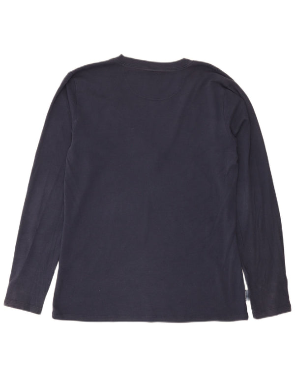 Champion Dame Easy Fit Top Langærmet UK 18 XL Navy Blue Bomuld
